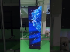 128X96mm 야외 무성 LED 포스터 화면