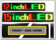 GIF Animation Picture Display Programmable LED Signs Outdoor RS232 1 / 4 Constant Current