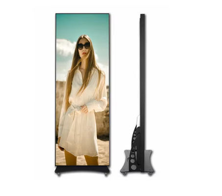 이동식 포스터 LED 디스플레이 64X20X192cm 풀 컬러 상업용 LED 디스플레이 스크린